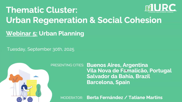 IURC LAC Webinar Explores Urban Regeneration and Social Cohesion