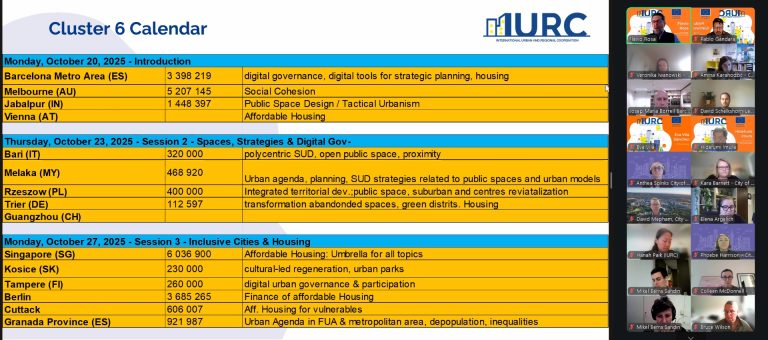 IURC AA Cities Exchange Approaches to Social Housing, Regeneration and Inclusive Neighbourhoods in Cluster 6 Deep Dive