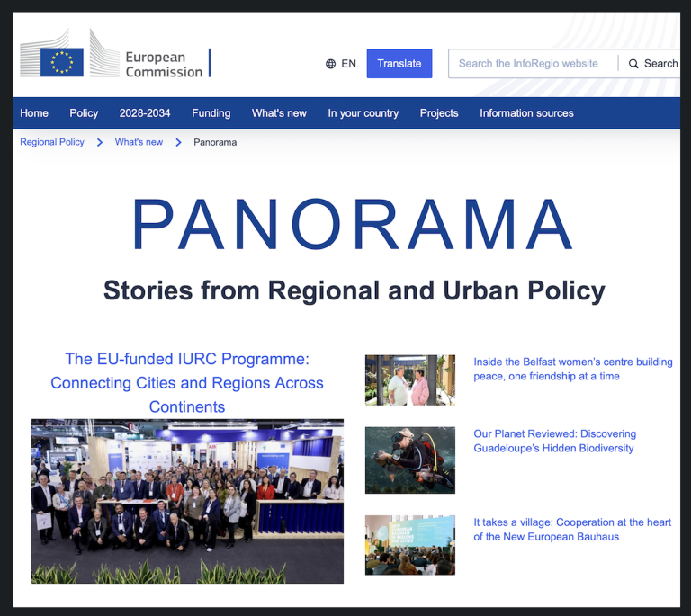 EU Commission’s Panorama Magazine Highlights IURC’s Global Impact